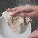 Toockies Hand Knit Organic Cotton Scrub Cloths in Vintage Dish Cloth Pattern- 6 Pack