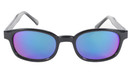 Pacific Coast Original KD's Biker Sunglasses, Colored Mirror Lens, 20118