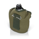 Maxam Aluminum Canteen With Cover & Cup, 32 Ounce