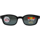 Pacific Coast Sunglasses XXD's | 10019 Matte Black Frame/Polarized Grey Lens