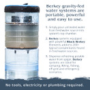 BLEMISHED Royal Berkey 3.25 Gal. Water Purifier							