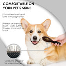 Kenchii Pet Grooming Metal Pin Brush for Dogs KEPB-L