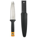 Fiskars 340130-1001 Garden Hori Knife with Sheath (Black)