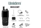 Uniden MHS335BT 6W Class D Floating Handheld VHF Marine Radio with Bluetooth, Text Message Directly To Other Vhf Text Message Capable Radios - IPX8 Submersible Design