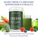 BodyHealth Perfect Greens Formula (30 Svgs) 100% Organic Daily Superfood