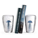 SPI Home AG Blue Jellyfish Wedge Bookends 58025