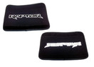 Black Neoprene Automotive Seat Belt Covers Safety Shoulder Pad Travel Bag Straps (Set of 2 )