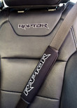 Black Neoprene Automotive Seat Belt Covers Safety Shoulder Pad Travel Bag Straps (Set of 2 )