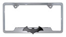 Batman Black Bat 3D Open Chrome License Plate Frame