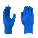 GLOVEWORKS HD Royal Blue Nitrile Industrial Gloves, 6 Mil, Raised Diamond Texture- Medium