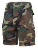 Rothco Camo BDU Shorts, Woodland Camo Medium