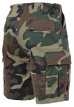 Rothco Camo BDU Shorts, Woodland Camo Medium