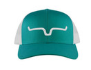 Kimes Ranch Mens Weekly Trucker Cap, One Size Teal