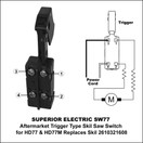 Superior Electric SW77 Aftermarket 20Amp Trigger On-Off Switch