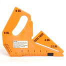 Big Horn 19105 Router Table Saw Push Block Center Finder - Orange