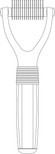 Kenchii Luxury 16-Teeth Pet Rake KEWR16T