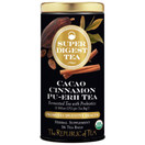 The Republic of Tea Organic Cacao Cinnamon Pu-erh SuperDigest Tea | Probiotic Tea Bags , (36 count)