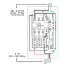 Big Horn 1ph 220-240v 3hp 18-16amp Magnetic Switch - Push Button