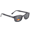 Original X-KD's 20% Larger Polarized Lenses Black Frame Biker Sunglasses