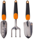 Fiskars 384490-1001 Ergo Garden Tool Set, Regular Package , Black/Orange