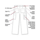 Rothco Women's EMT Pant Black- Size 10