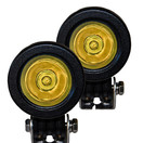 OZ-USA Amber Mini Trail Lights LED CREE Spot Motorcycle, Offroad Dual Sport Enduro Fog