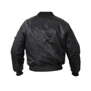 Rothco , MA-1 Flight Jacket - Black Large