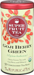 The Republic Of Tea Organic Goji Berry Green Superfruit Tea, Tea Bag Tin,  50 Count