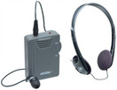Reizen Loud Ear 120dB Amplifier & Williams Sound Deluxe Folding Headphones
