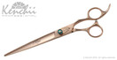 Kenchii Rose Gold Deluxe Grooming Shears (7.0" 4 Piece Set) and Case