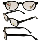 Pacific Coast Original KD's Biker Sunglasses Clear and Smoke Lenses