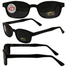 Pacific Coast Original KD's Biker Sunglasses Clear and Smoke Lenses