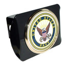 Elektroplate Navy Seal Emblem in Black Metal Hitch Cover NAVY-SL-BLK-HRC