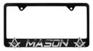 Elektroplate Mason 3D Black All Metal License Plate Frame MASON-LPF-Parent
