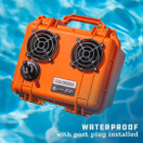 DemerBox: Waterproof, Portable, and Rugged Outdoor Bluetooth Speakers. Loud Sound, Deep Bass, 40+ hr Battery Life, Dry Box + USB Charging, Multi-Pairing Party Mode, Built to Last