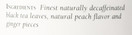 The Republic of Tea Decaf Ginger Peach Black Full-Leaf Tea, 3.5 Ounce , 50 Count