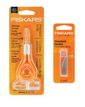 Fiskars Fingertip Precision/Detail Knife with Standard No.11 Blades 5/Pkg