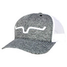 Kimes Ranch Mens Weekly Trucker Cap- Heather Grey/White