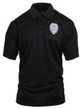 Rothco Moisture Wicking Security Polo Shirt With Badge -Medium