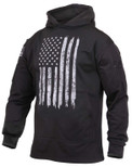 Rothco - Distressed US Flag Concealed, Carry Hooded Sweatshirt