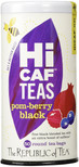 The Republic of Tea HiCAF Pom-Berry Black Tea, 50 Tea Bags, High Caffeine Pomegranate, Blueberry Tea