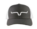 Kimes Ranch Mens Trucker, Weekly Cap One Size Charcoal / White