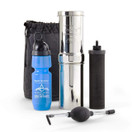 Blemished - Go Berkey Kit (1 qt.) Water Filter with Black Berkey Primer and Sport Berkey Bottle (22 oz.)