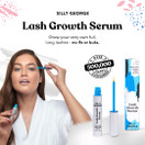 Silly George Eyelash Growth Serum, Conditioner for Thicker, Fuller and Longer Eyelashes & Bold Eyebrows, Premium Lash Serum, Lashes & Brows Enhancer, Lash Growth Serum (3ML, 0.1 Fl. oz)