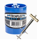 Clamptite Kit - CLT01-4 3/4" Stainless Steel Tool with Aluminum Bronze T-Bar Nut and 220 ft 1lb. Can of .041 Safety Wire