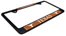 Elektroplate University of Texas Longhorn - Black License Plate Frame