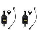 HAMMERHEAD LOT of 2 Gear Keeper RT4-4112 28" Retractable CB Radio Microphone Hanger (Black)