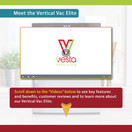 Vertical Chamber Vacuum Sealer by Vesta Precision - Vertical Vac Elite | Extends Food Freshness | Perfect for Sous Vide Cooking & food with liquid | Space-saving Vertical Design