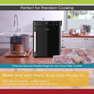 Vertical Chamber Vacuum Sealer by Vesta Precision - Vertical Vac Elite | Extends Food Freshness | Perfect for Sous Vide Cooking & food with liquid | Space-saving Vertical Design