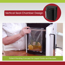 Vertical Chamber Vacuum Sealer by Vesta Precision - Vertical Vac Elite | Extends Food Freshness | Perfect for Sous Vide Cooking & food w/ liquid | Space-saving Vertical Design